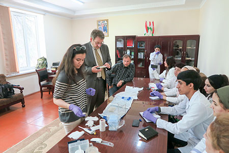 GIBEX training in Tajikistan.