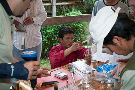 GIBEX training in Ecuador.